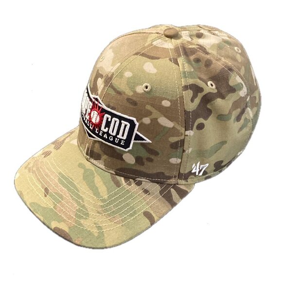 Cape Cod Baseball League Camo 47 Brand Fitted Baseball Cap Size 7 1/8 - Picture 4 of 8